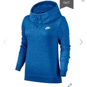 Nike funnel neck fleece hoodie